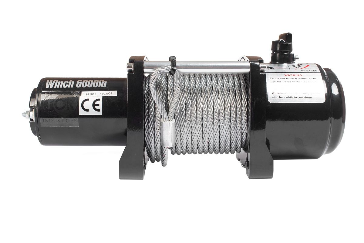 Лебедка (1361 кг/13,5 м) автомобильная TOR 12 V P3000-1A