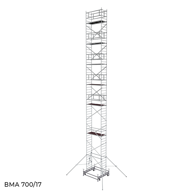 Вышка модульная алюминиевая ВМА 700/17