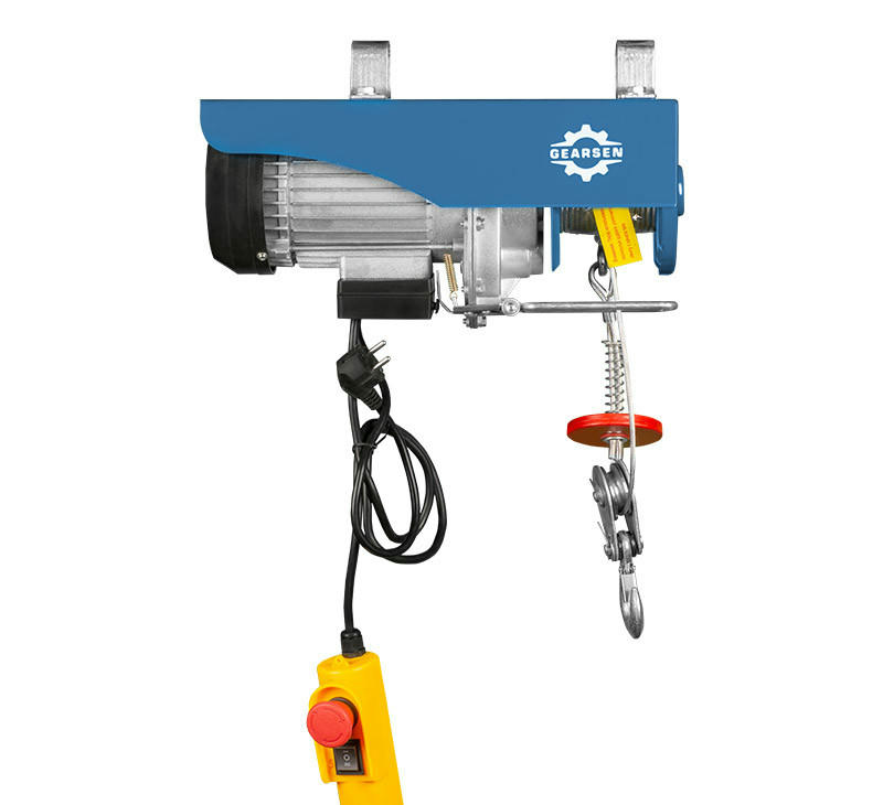 Таль электрическая мини стационарная GEARSEN PA 220В, 500/1000кг, 12/6м