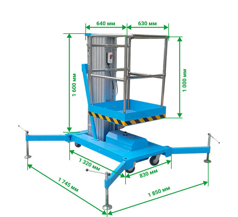 Одномачтовый подъемник PROLIFT GTWY6-100 AC