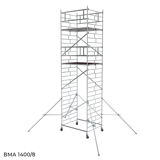 Вышка модульная алюминиевая ВМА 1400/8